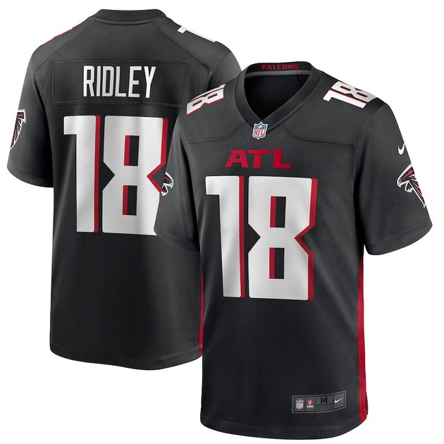 mens nike calvin ridley black atlanta falcons game player jersey